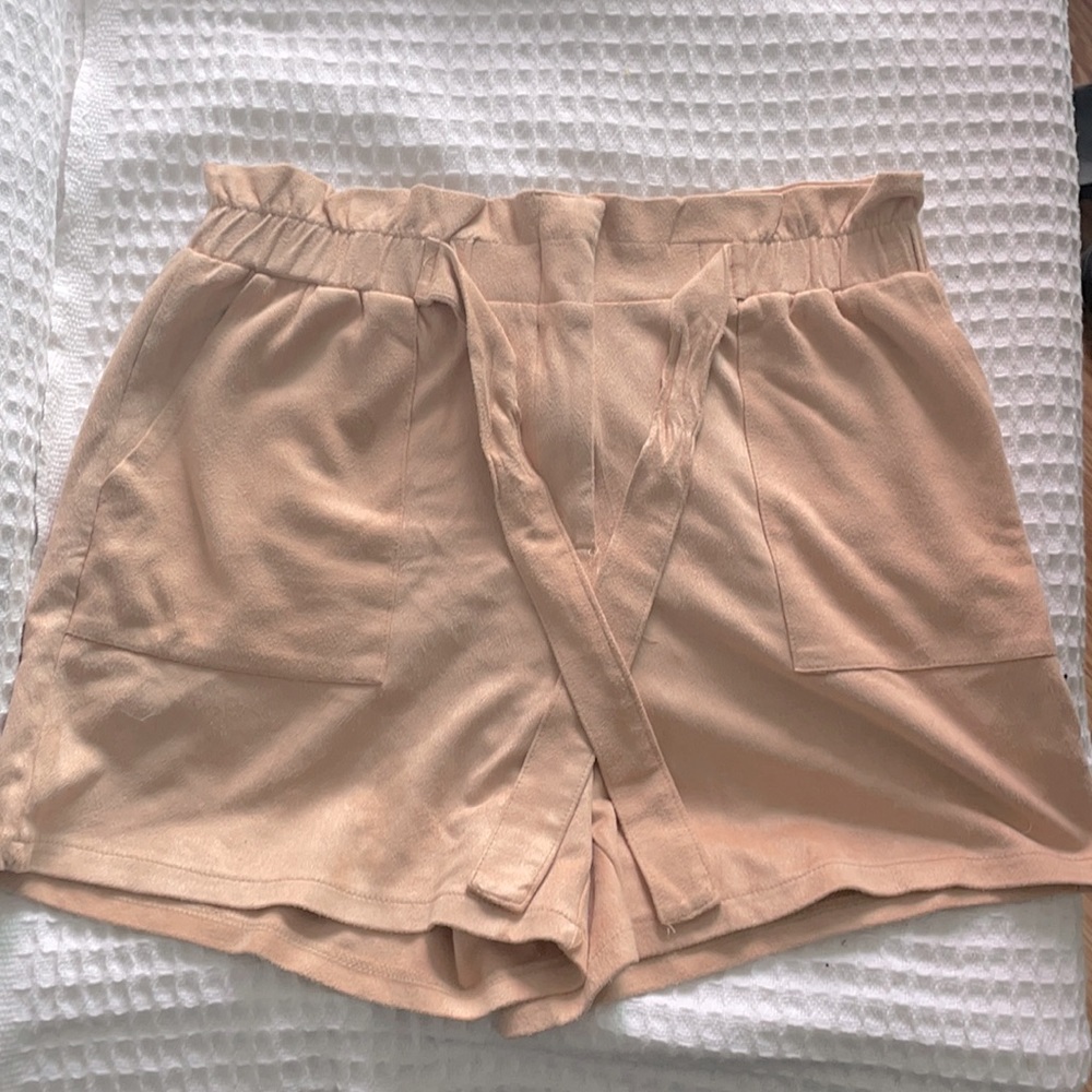 High waisted mini shorts
